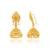 Brass gold plated jhumki earrings for women