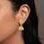 Brass gold plated jhumki earrings for women