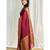 celebrity type maroon resham thread pure art silk gift saree with unstitched blouse