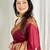 celebrity type maroon resham thread pure art silk gift saree with unstitched blouse