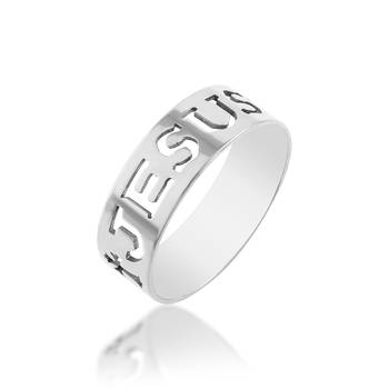 Brass jesus challa finger ring christian jewelery 1