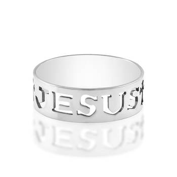 Brass jesus challa finger ring christian jewelery 2