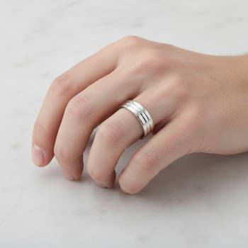 Stainless steel challa finger ring 4