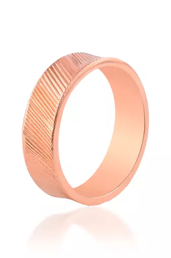 Pure copper challa finger band for men women