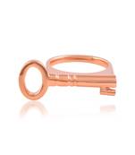 Pure copper key shaped finger ring