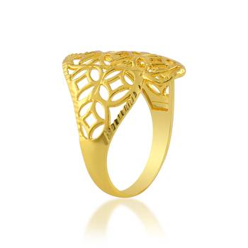 Brass micron gold handmade finger ring for women 2