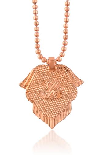 Pure copper light weight om pendant for men women