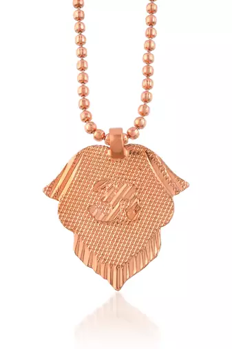 Pure copper light weight om pendant for men women