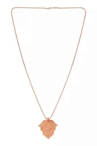 Pure copper light weight om pendant for men women