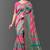 bollywood pink  self design pure art silk gift saree with unstitched blouse