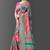 bollywood pink  self design pure art silk gift saree with unstitched blouse