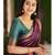 trendy purple woven silk cotton bollywood saree with unstitched blouse