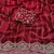 Maroon Color  Sequence embroidery work with Cut work border  Chiffon Silk Saree 