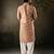 Chocolate brown color smart embroidered kurta for men's ceremonial looks