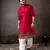 Cherry red color smart and designer wedding special traditional outfit for men