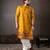 Mustard color smart and designer wedding special traditional outfit for men