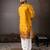 Mustard color smart and designer wedding special traditional outfit for men
