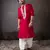 Cherry red color smart and designer wedding special traditional outfit for men
