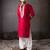 Cherry red color smart and designer wedding special traditional outfit for men