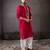 Cherry red color smart and designer wedding special traditional outfit for men