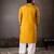 Mustard color smart and designer wedding special traditional outfit for men