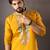 Mustard color smart and designer wedding special traditional outfit for men
