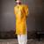 Mustard color smart and designer wedding special traditional outfit for men
