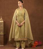 Mahndi angarakha pant with duptta