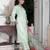 Pista green kurta pant  with duptta