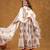 White block print  kurta pant with dupatta