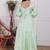 Pista embroidered crepe kurta pant with dupatta
