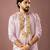 Baby pink color smart embroidered kurta for rich classy men's looks