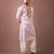 Baby pink color smart embroidered kurta for rich classy men's looks