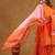 Orange pink gotta pati sharara set with duptta