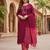 Maroon color beautiful formal looks ethnic embroidered suit