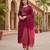 Maroon color beautiful formal looks ethnic embroidered suit