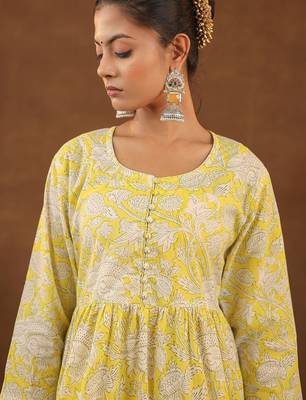 Yellow sharara set with duptta 4