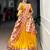 Yellow  Paithani Silk Zari Weaving Lehenga Choli with Jacquard Dupatta & Batwa