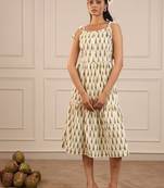 Leaf green butti Kurti