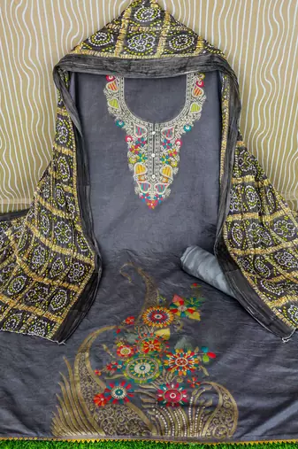 Coffee color beautiful stylish fancy suit for girlie looks
