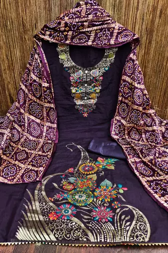 Wine color beautiful stylish fancy suit for girlie looks