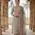 Grey color beautiful ethnic partywear embroidered suit