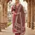 Pink color beautiful ethnic partywear embroidered suit