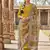 Yellow color beautiful ethnic partywear embroidered suit