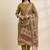 Yellow color beautiful ethnic partywear embroidered suit