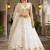 Dazzling White Zari Embroidery Net Reception Wear Lehenga Choli With Dupatta