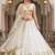 Dazzling White Zari Embroidery Net Reception Wear Lehenga Choli With Dupatta