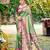 Dark green color silk blended woven designer ethnic partywear saree