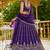 Charming Purple Dori Work Satin Wedding Wear Lehenga Choli