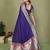 Violet color paithani silk fabric paithani woven gala designer saree